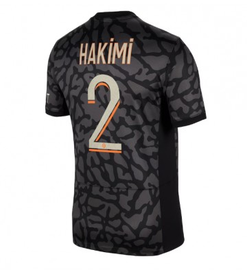 Paris Saint-Germain Achraf Hakimi #2 Replica Third Stadium Shirt 2023-24 Short Sleeve